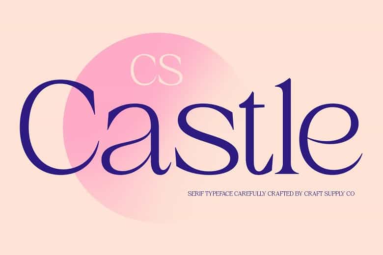 CS Castle Font Image 1