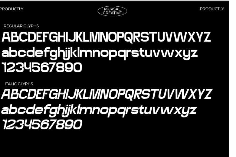 Geoforce Font Image 3
