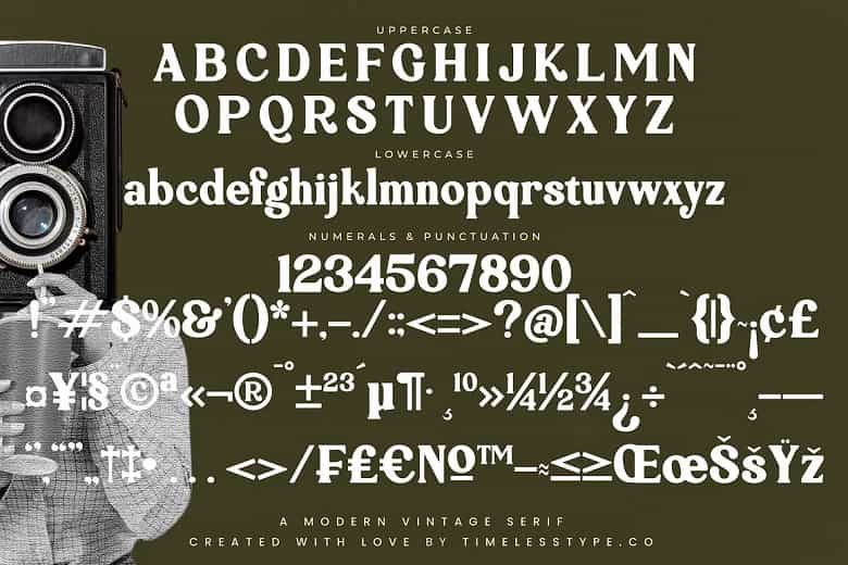 Jackets Region Font Image 3