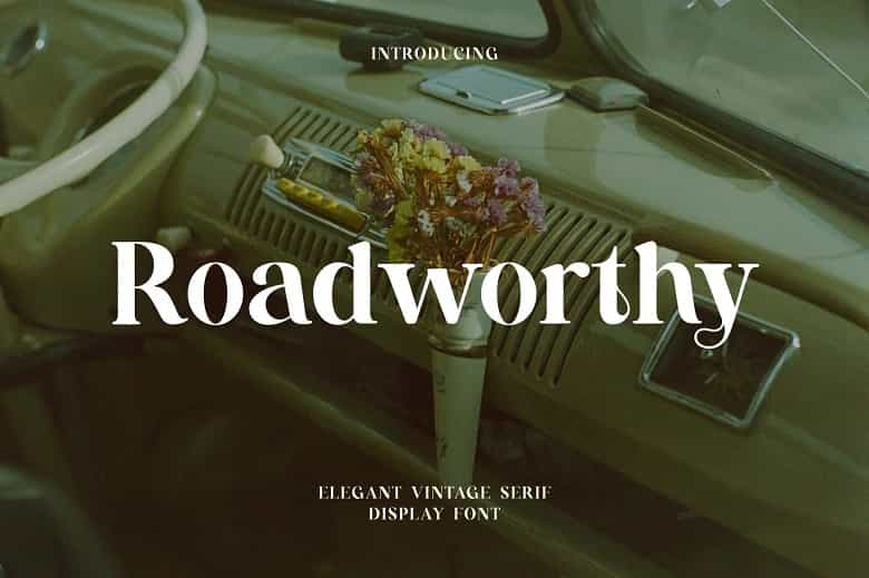Roadworthy Font Image 1