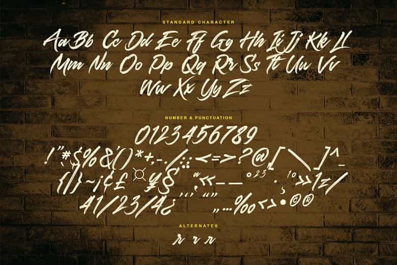 Deviantly Brush Font Image 3
