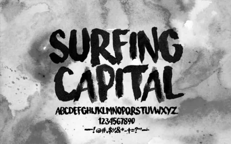 Surfing Capital Font Image 4