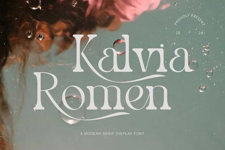 Kalvia Romen Font Image 1