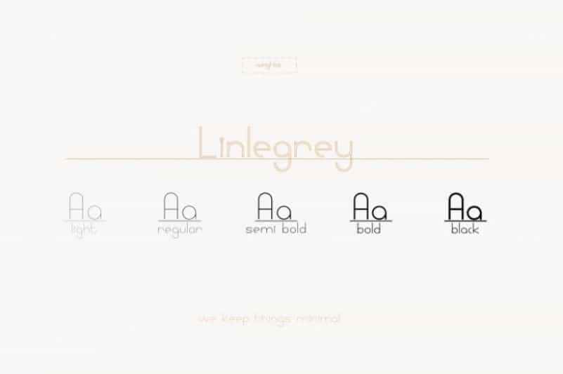 Linlegrey Font Image 3