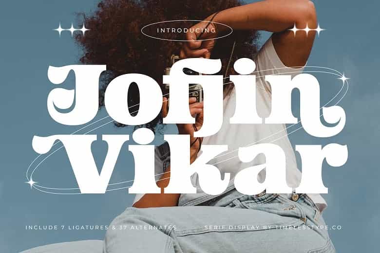 Jofjin Vikar Font Image 1