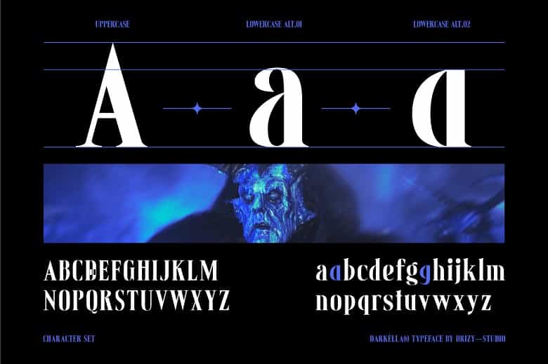 Darkella Font Image 2