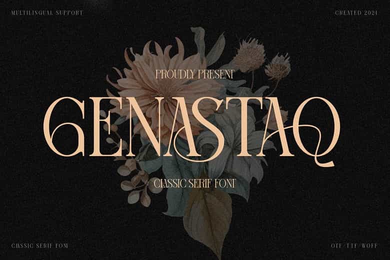 Genastaq Font Image 1