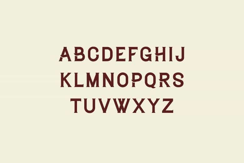 Bargeboard Font Image 2