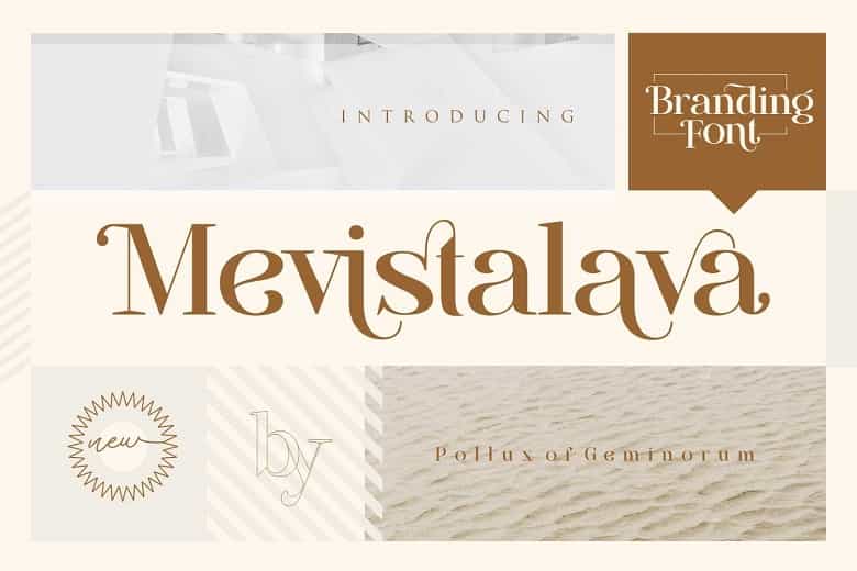 Mevistalava Font Image 1