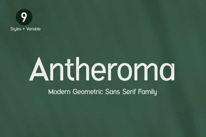 Antheroma Font Family Image 1