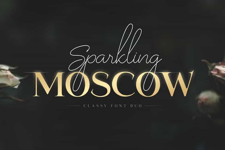 Sparkling Moscow Font Duo Image 1