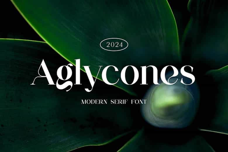Aglycones Font Image 1