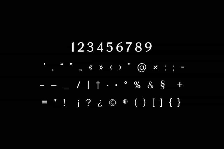 Aglycones Font Image 4