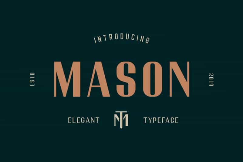 Mason Sans Serif Font Image 1