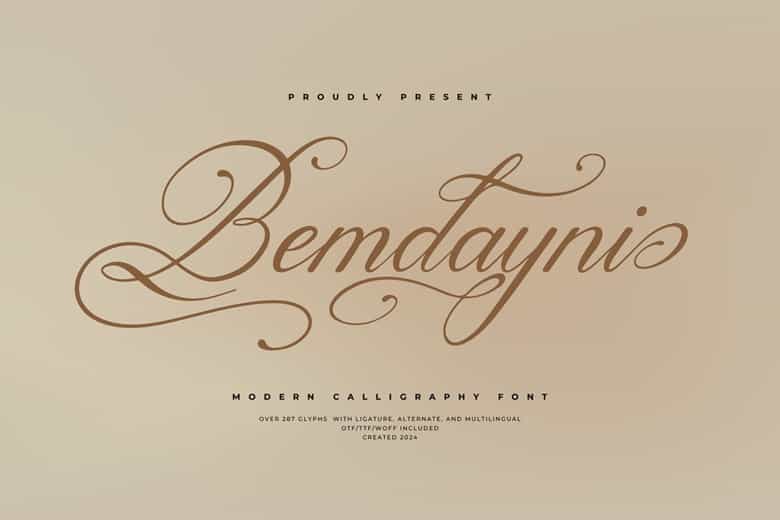Bemdayni Font Image 1