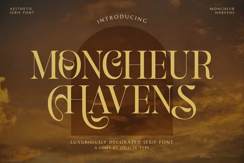 Moncheur Havens Font Image 1