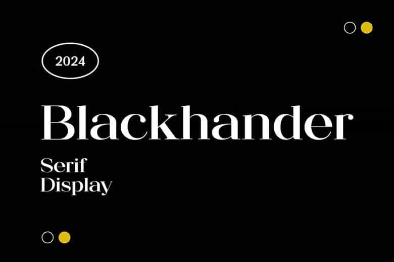 Blackhander Font Image 1