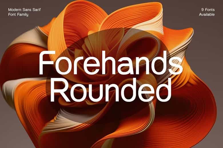 Forehands Rounded Font Family Image 1