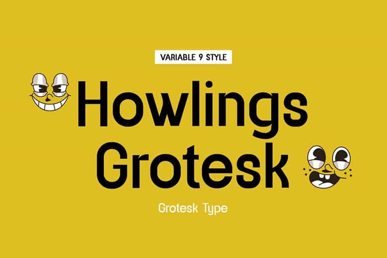 Howlings Grotesk Font Family Image 1