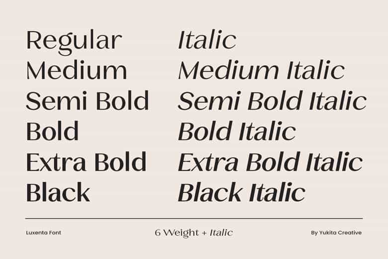 Luxenta Font Family Image 2