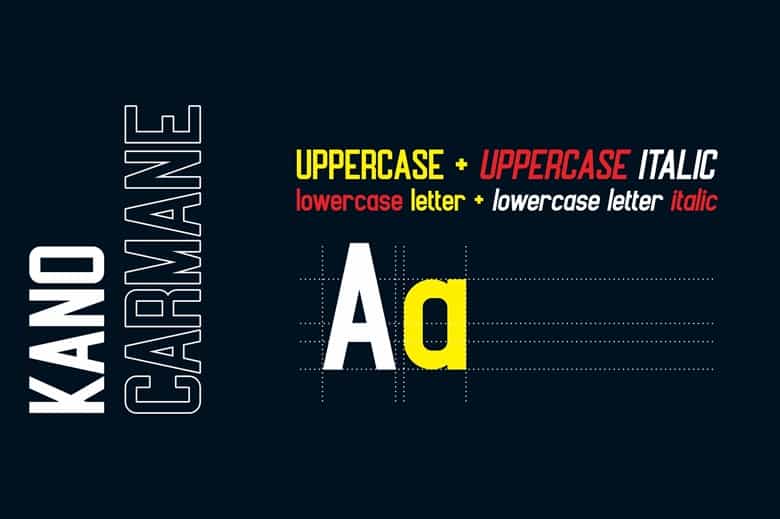 Kano Carmane Font Image 2