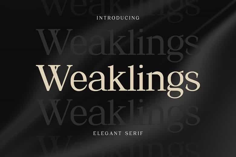 Weaklings Font Image 1