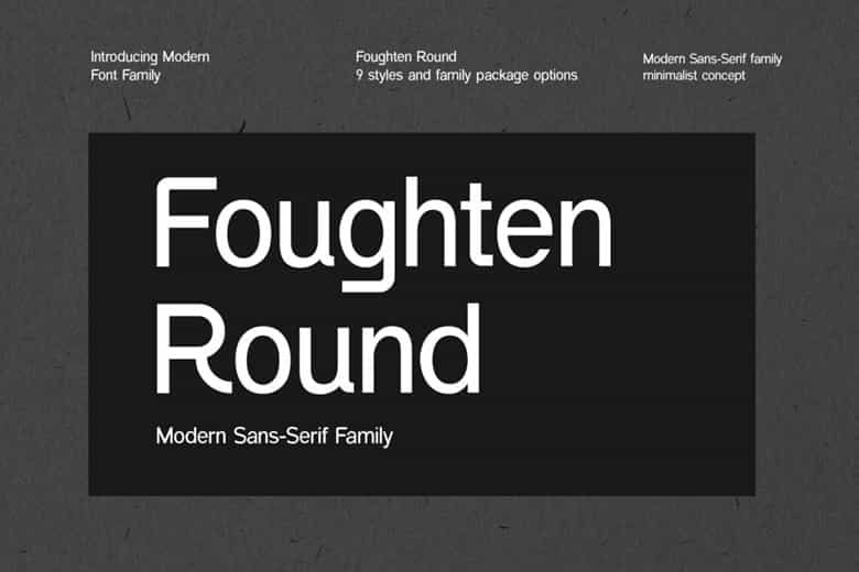 Fougten Round Font Family Image 1