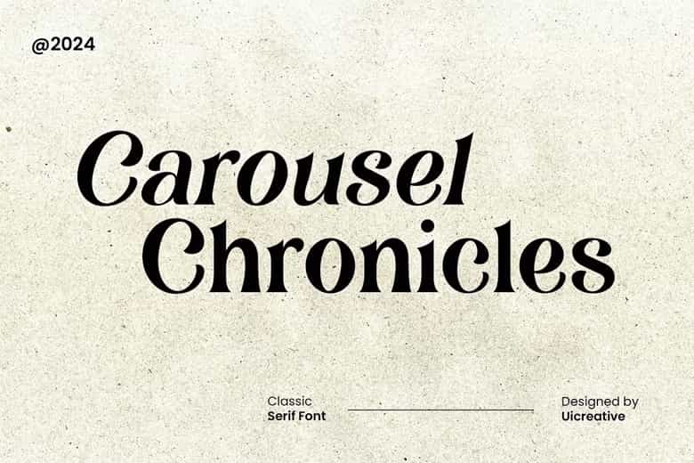Carousel Chronicles Font Image 1