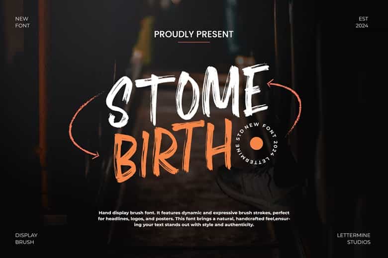 Stome Birth Font Image 1