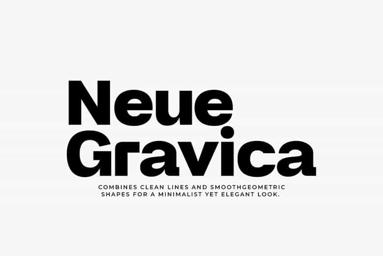 Neue Gravica Font Family Image 1
