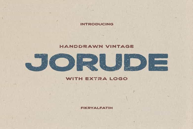 Jorude Font Image 1