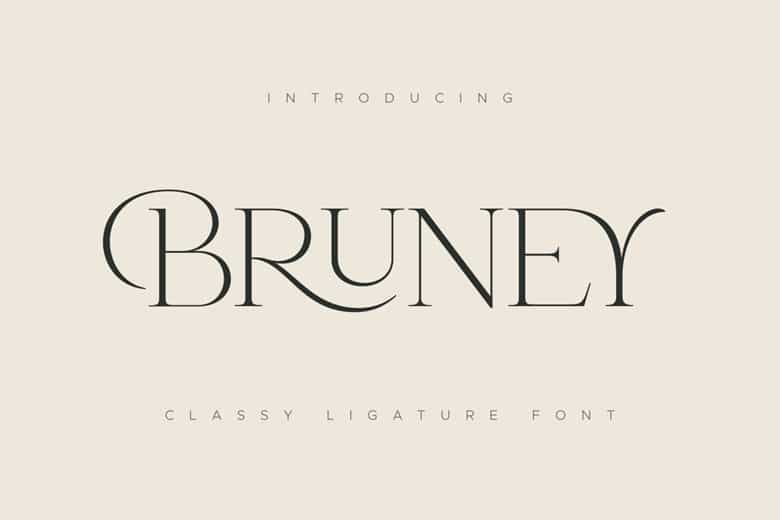 Bruney Font Image 1
