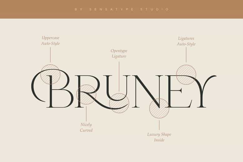 Bruney Font Image 3