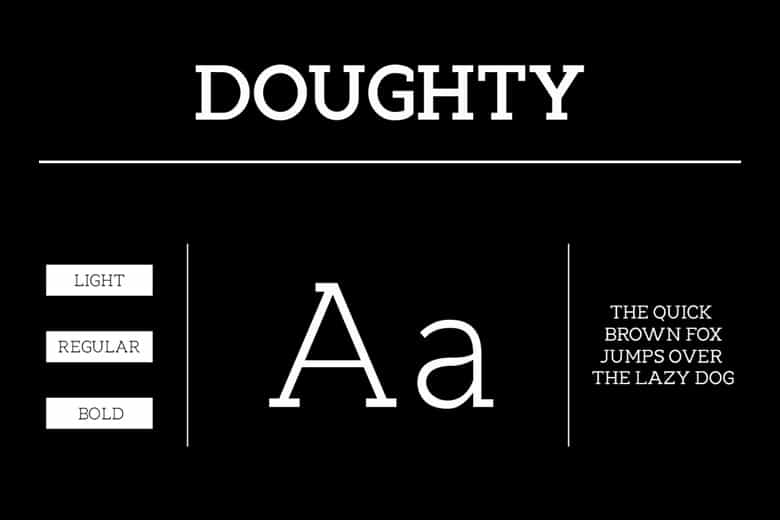 Doughty Font Image 2
