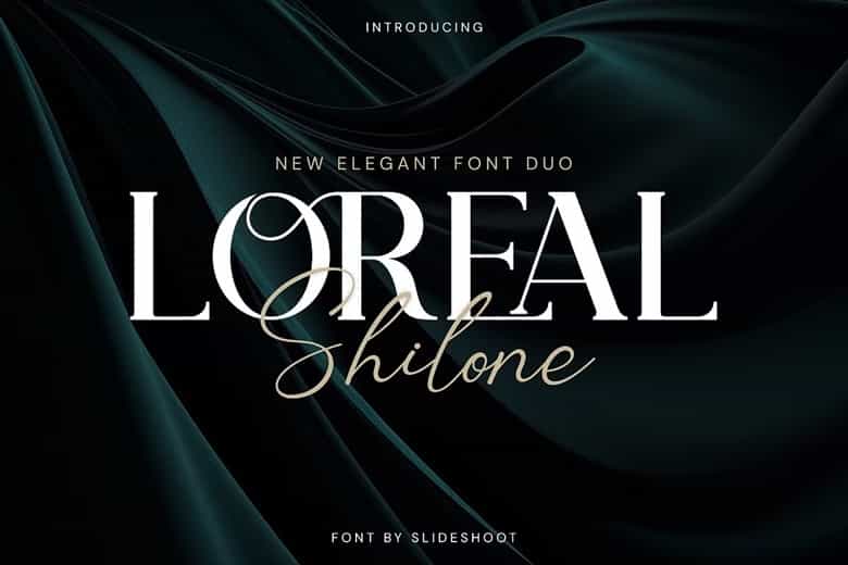 Loreal Shilone Font Image 1
