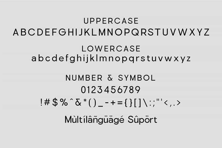 Glonimove Font Image 3