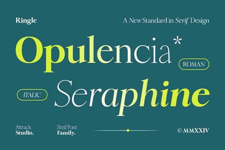 Ringle Font Family Image 2