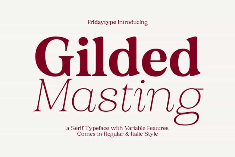 Gilded Masting Font Family Image 1