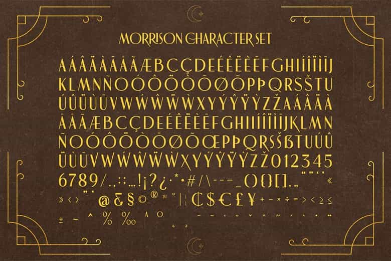 Morrison Font Image 3