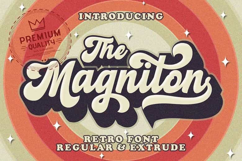 Magniton Font Image 1