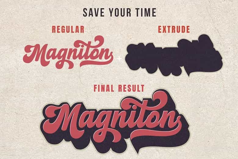 Magniton Font Image 3