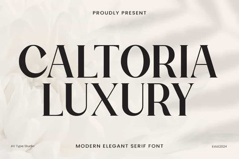 Caltoria Luxury Font Image 1