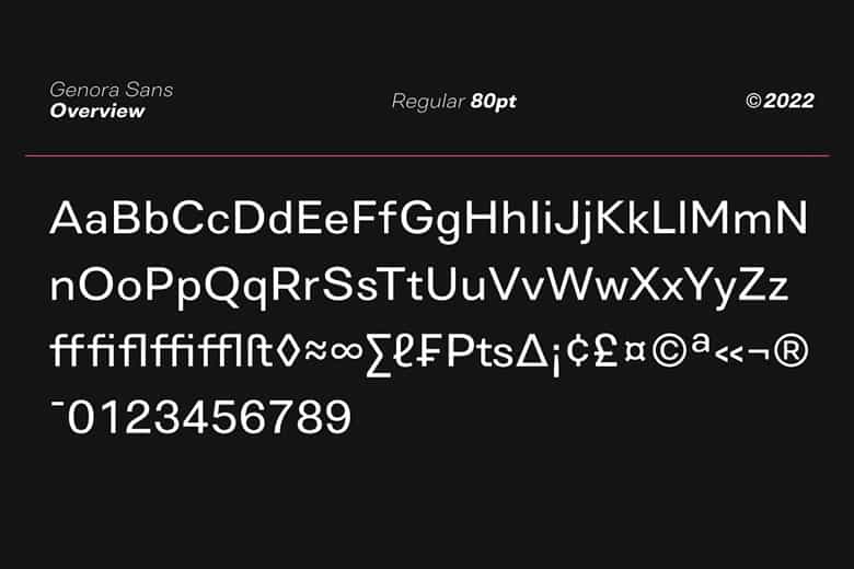 Genora Sans Font Image 3