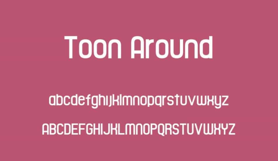 Toon Around Font Image 1