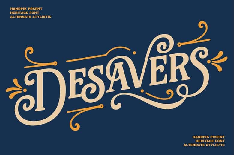 Desavers Font Image 1
