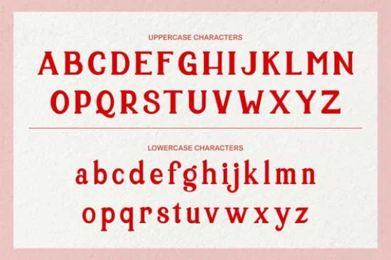 Holiday Font Image 3