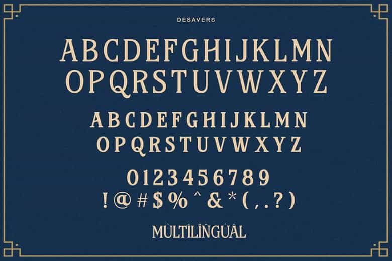 Desavers Font Image 3