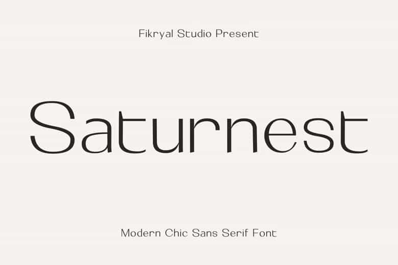 Saturnest Font Image 1
