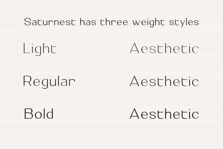 Saturnest Font Image 3