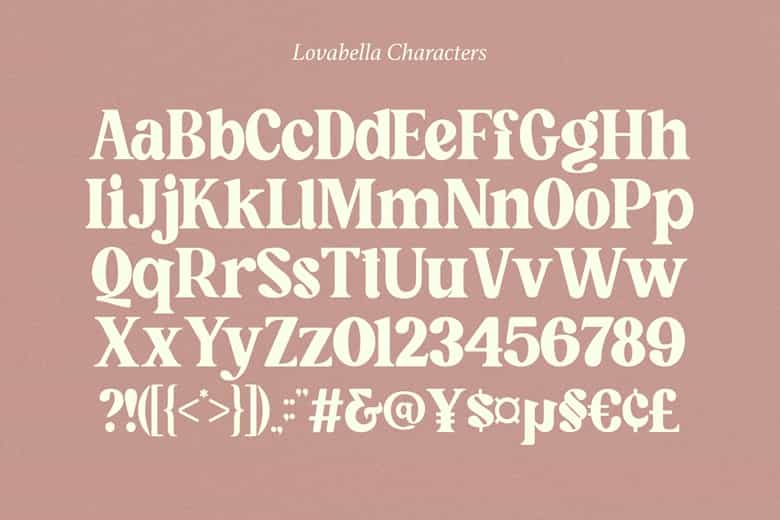 Lovabella Font Image 3